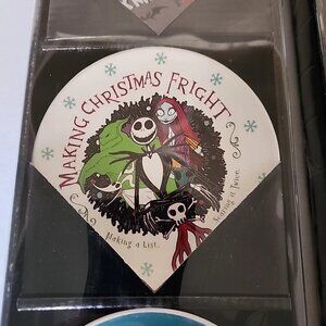 Disney Nightmare Before Christmas 3-Piece Decorative Plate Set 5 Inch New